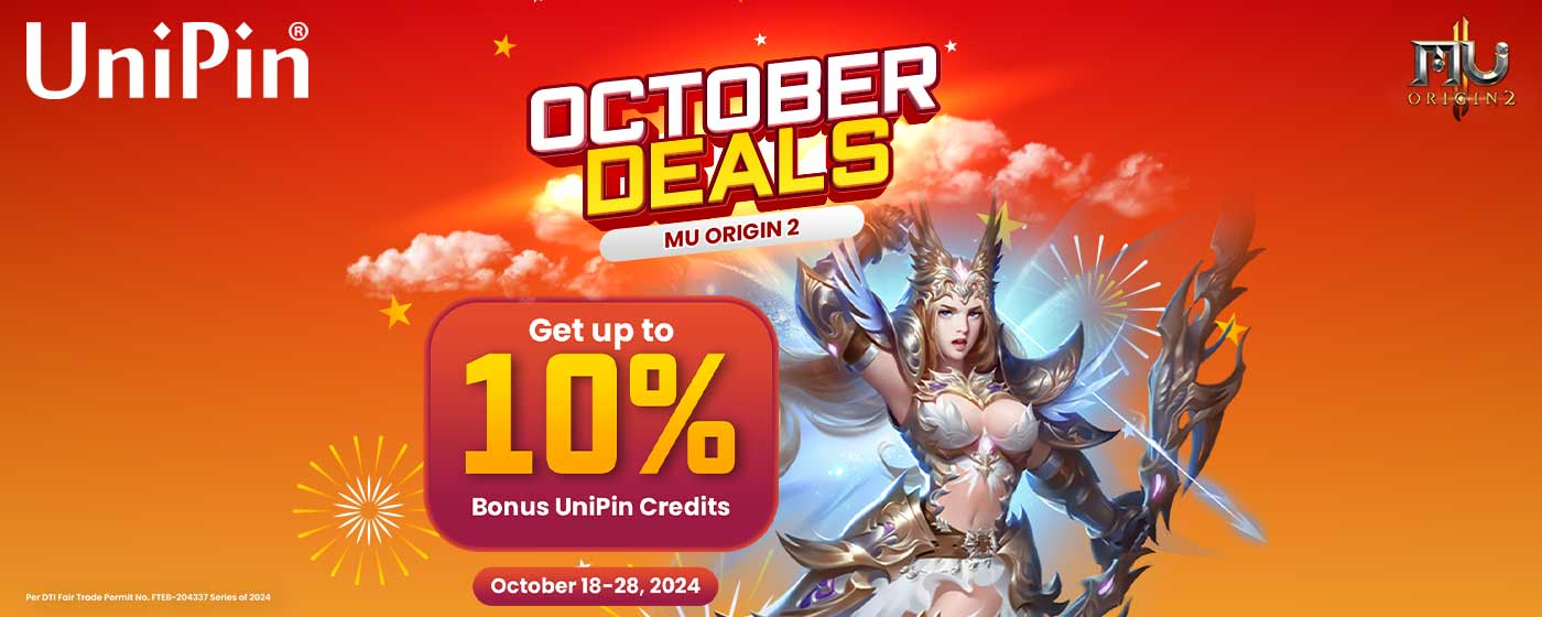 October Deals: MU ORIGIN 2 (PH)
